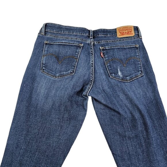 Levi’s Women’s 711 Skinny Distressed Ripped Medium Wash Blue Jeans – Size 29 - Picture 14 of 16
